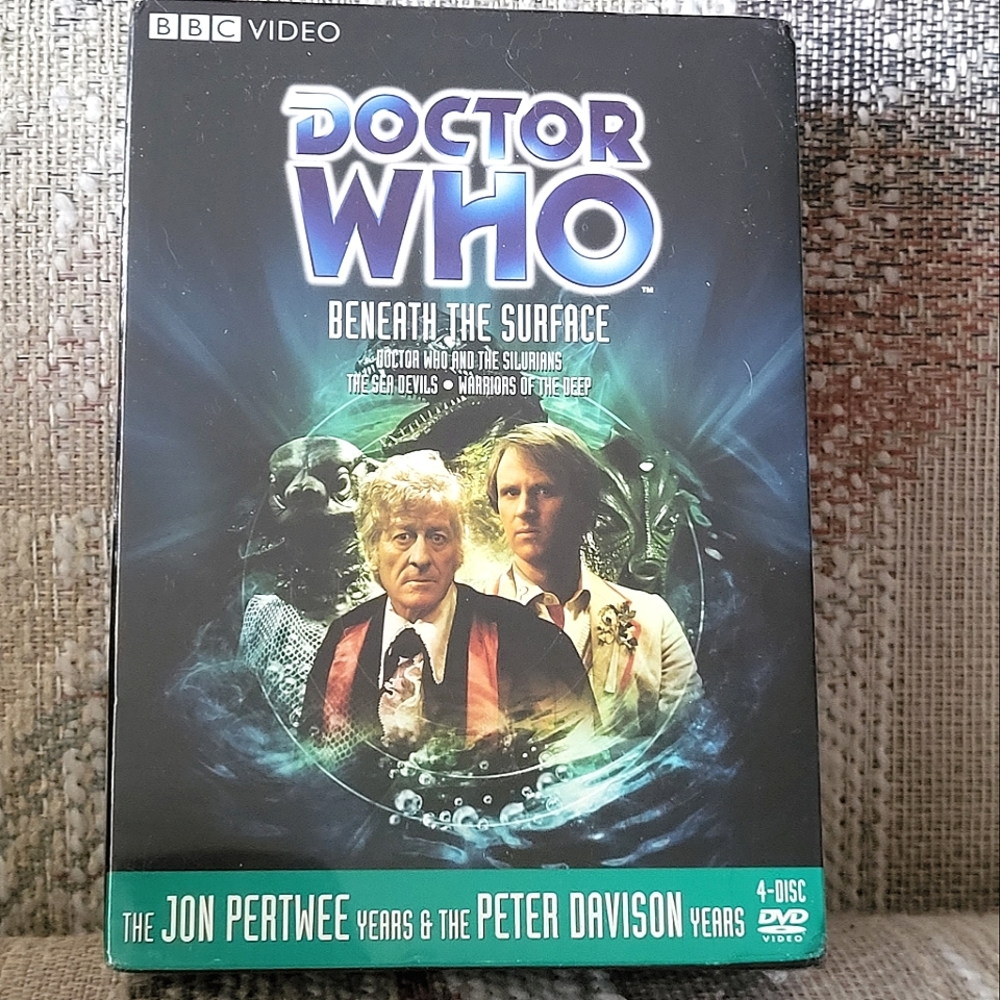 *NEW* DOCTOR WHO Beneath The Surface 4-Disc DVD Set Jon Pertwee & Peter Davison